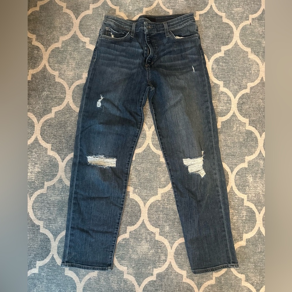 Joe’s Jeans The Niki Midrise Boyfriend Distressed Blue Jeans - size 29